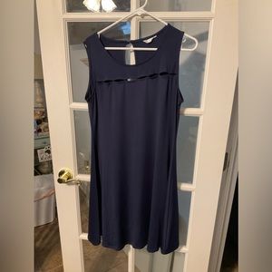 MEANEOR navy blue sleeveless dress in size medium. Excellent used condition